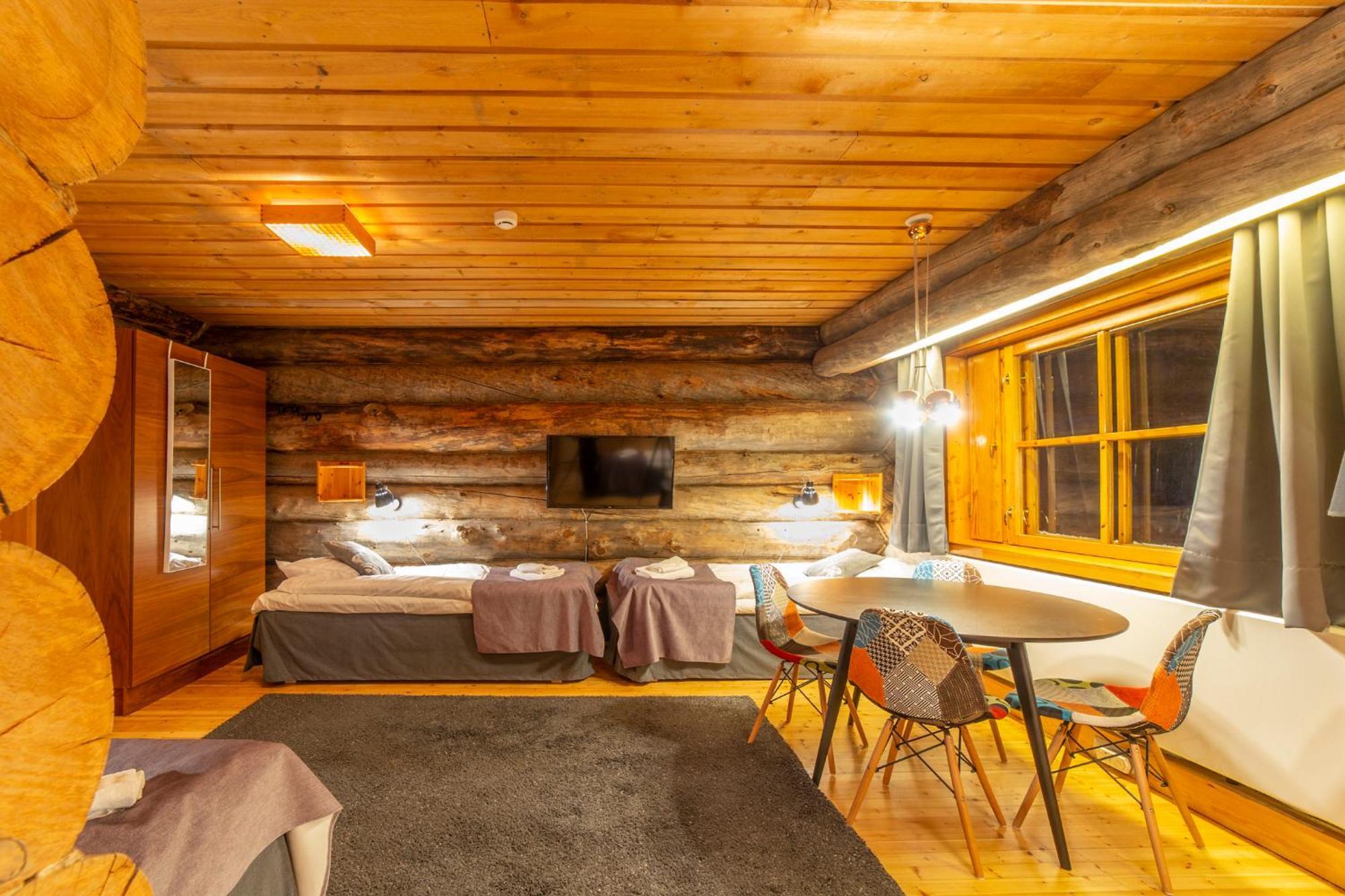 Kuukkeli Log Houses Aurora Resort Saariselka Exterior foto
