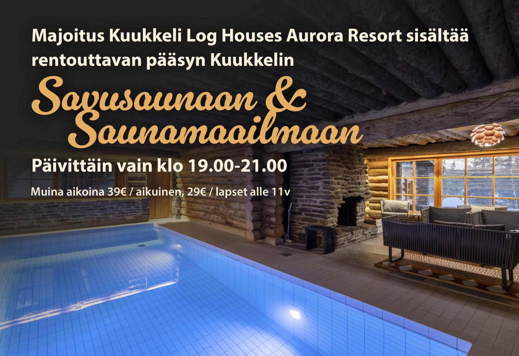 Kuukkeli Log Houses Aurora Resort Saariselka Exterior foto