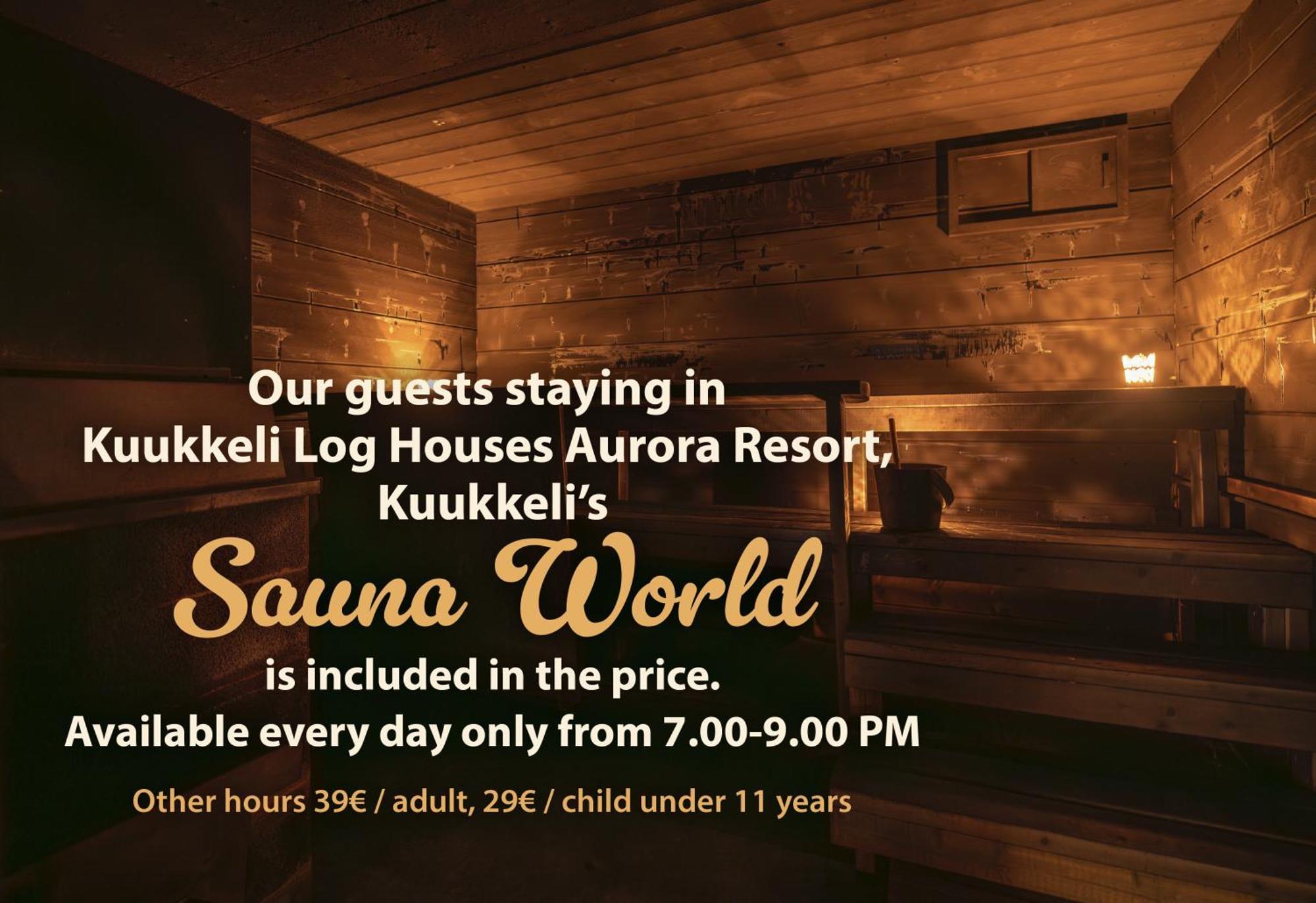 Kuukkeli Log Houses Aurora Resort Saariselka Exterior foto