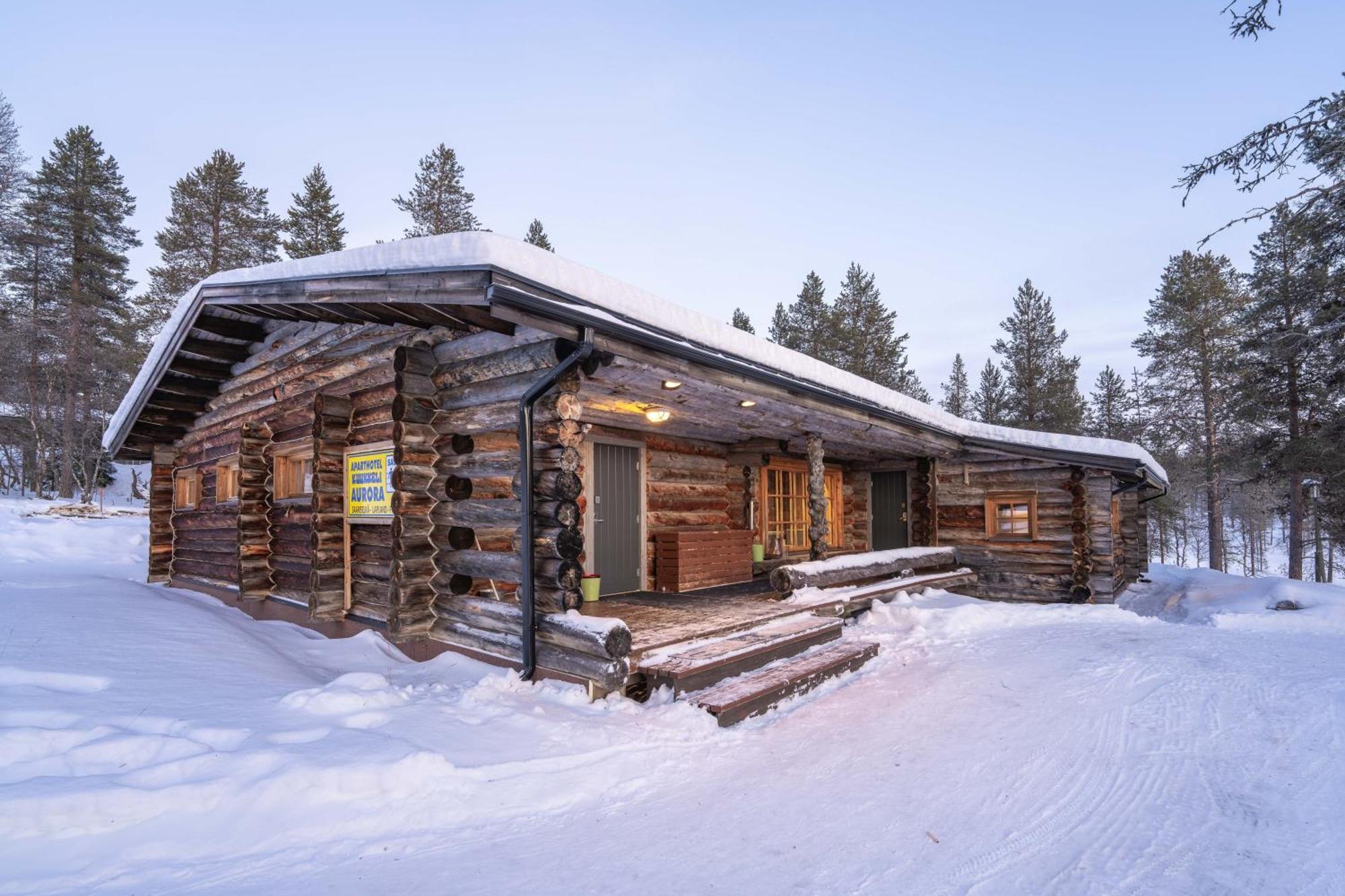 Kuukkeli Log Houses Aurora Resort Saariselka Exterior foto