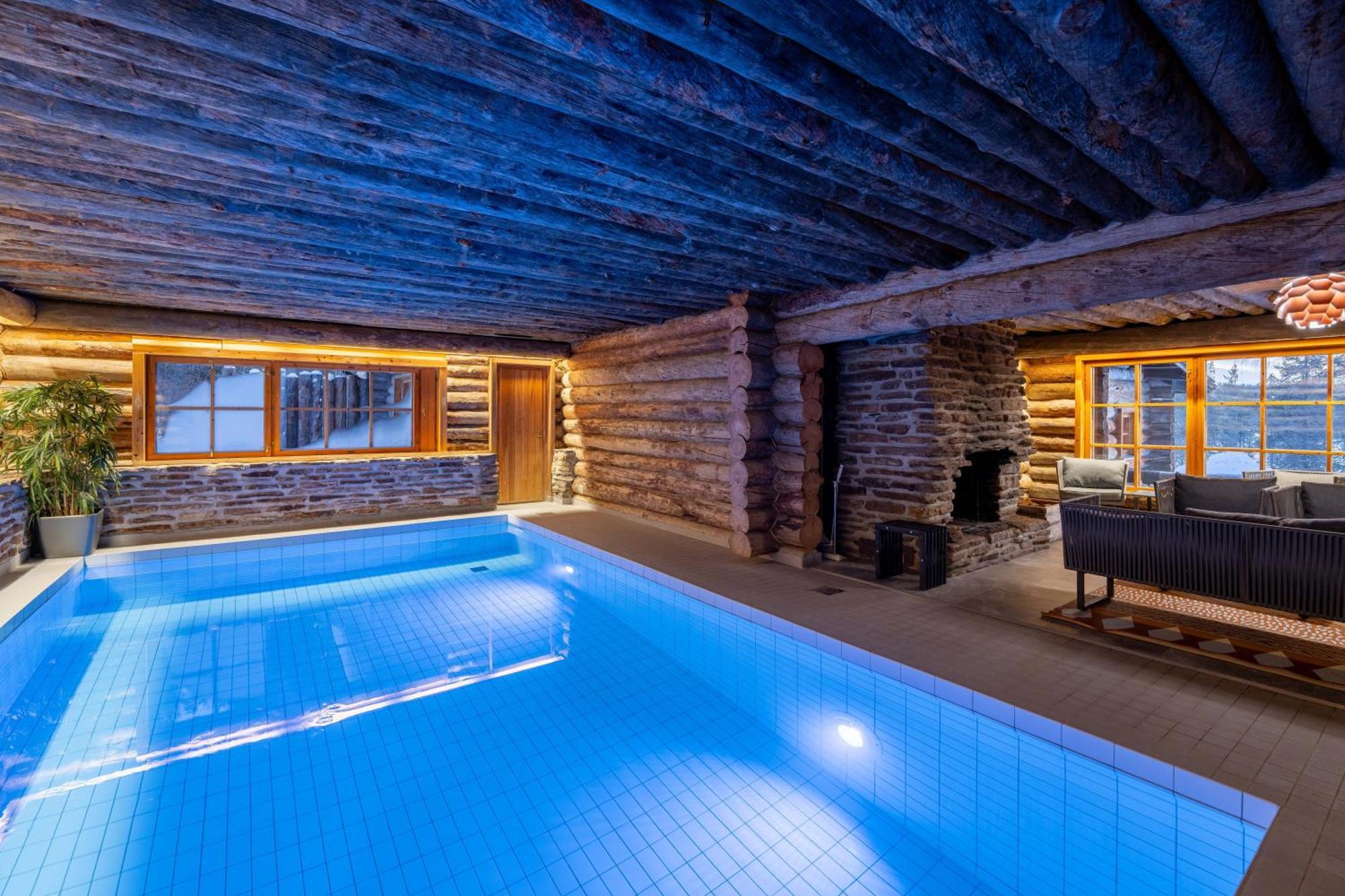 Kuukkeli Log Houses Aurora Resort Saariselka Exterior foto