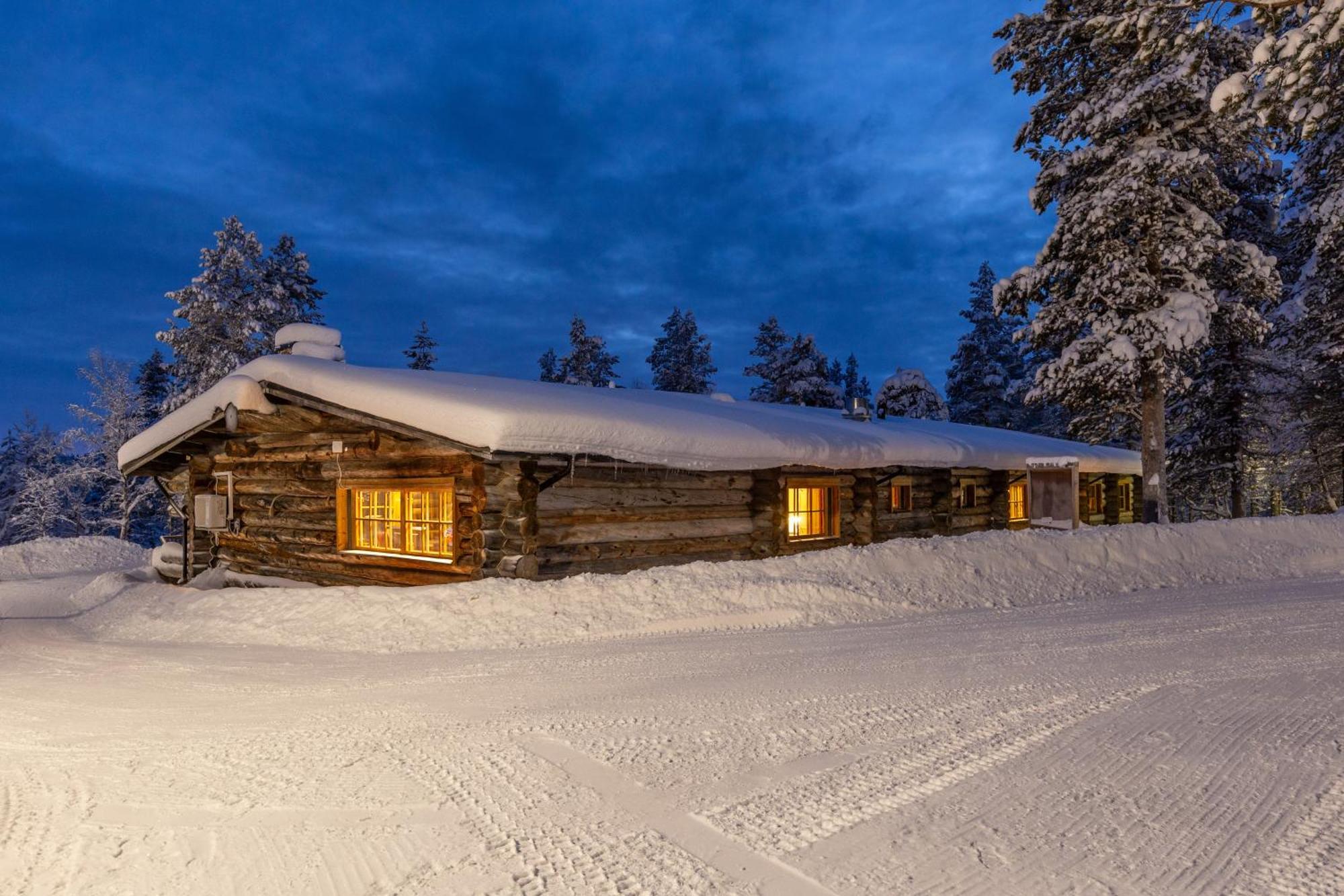 Kuukkeli Log Houses Aurora Resort Saariselka Exterior foto