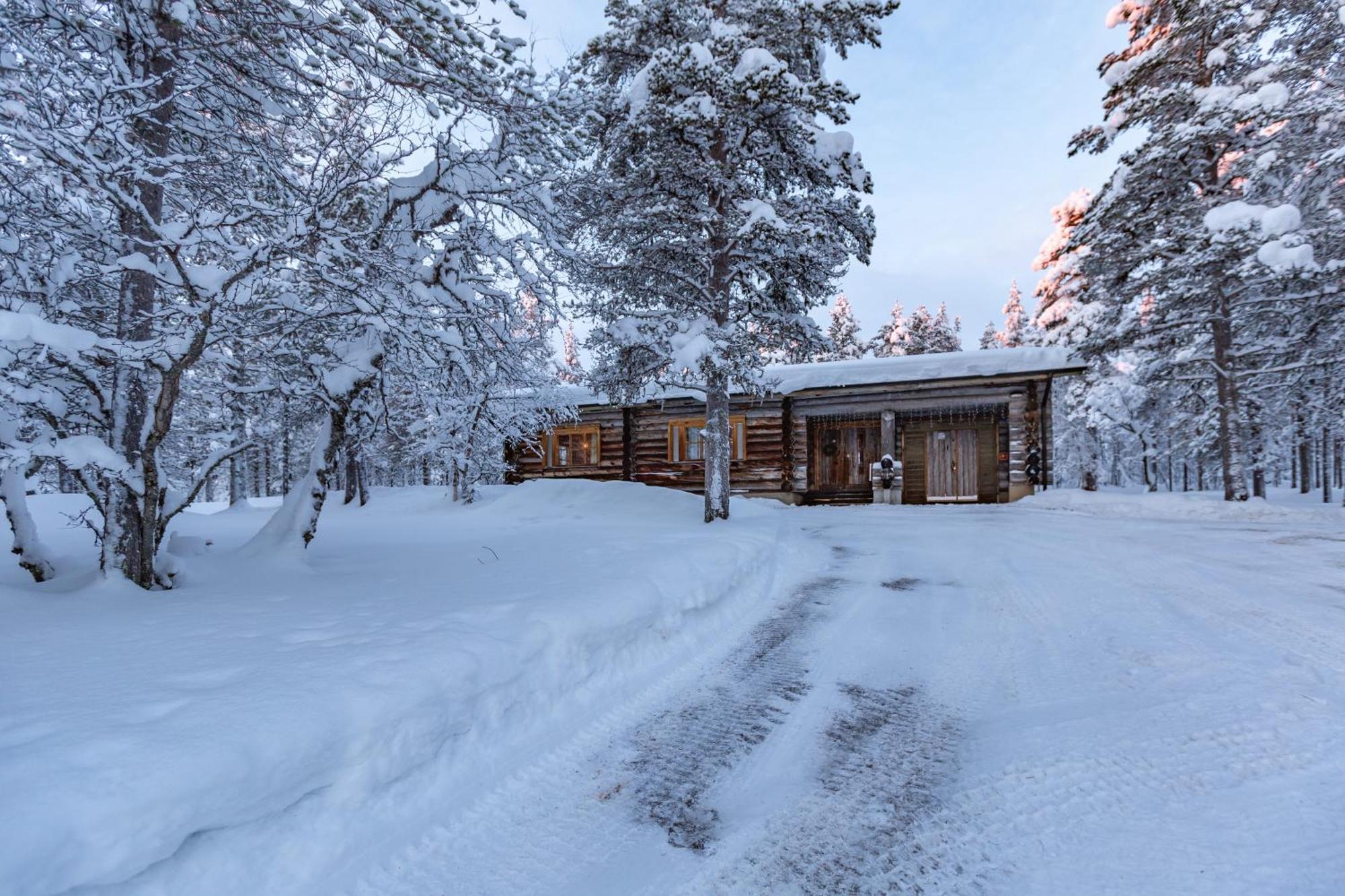 Kuukkeli Log Houses Aurora Resort Saariselka Exterior foto