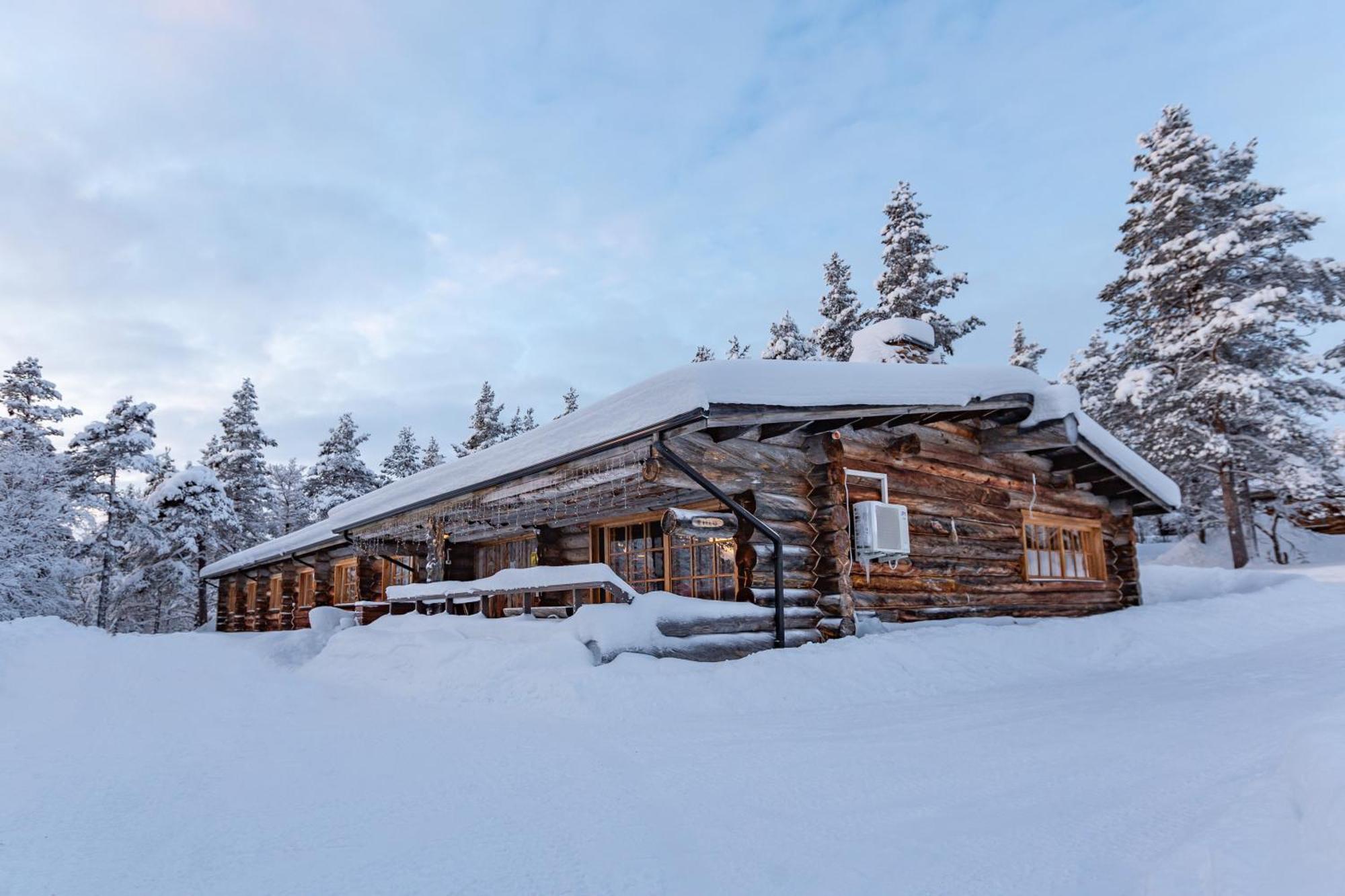 Kuukkeli Log Houses Aurora Resort Saariselka Exterior foto