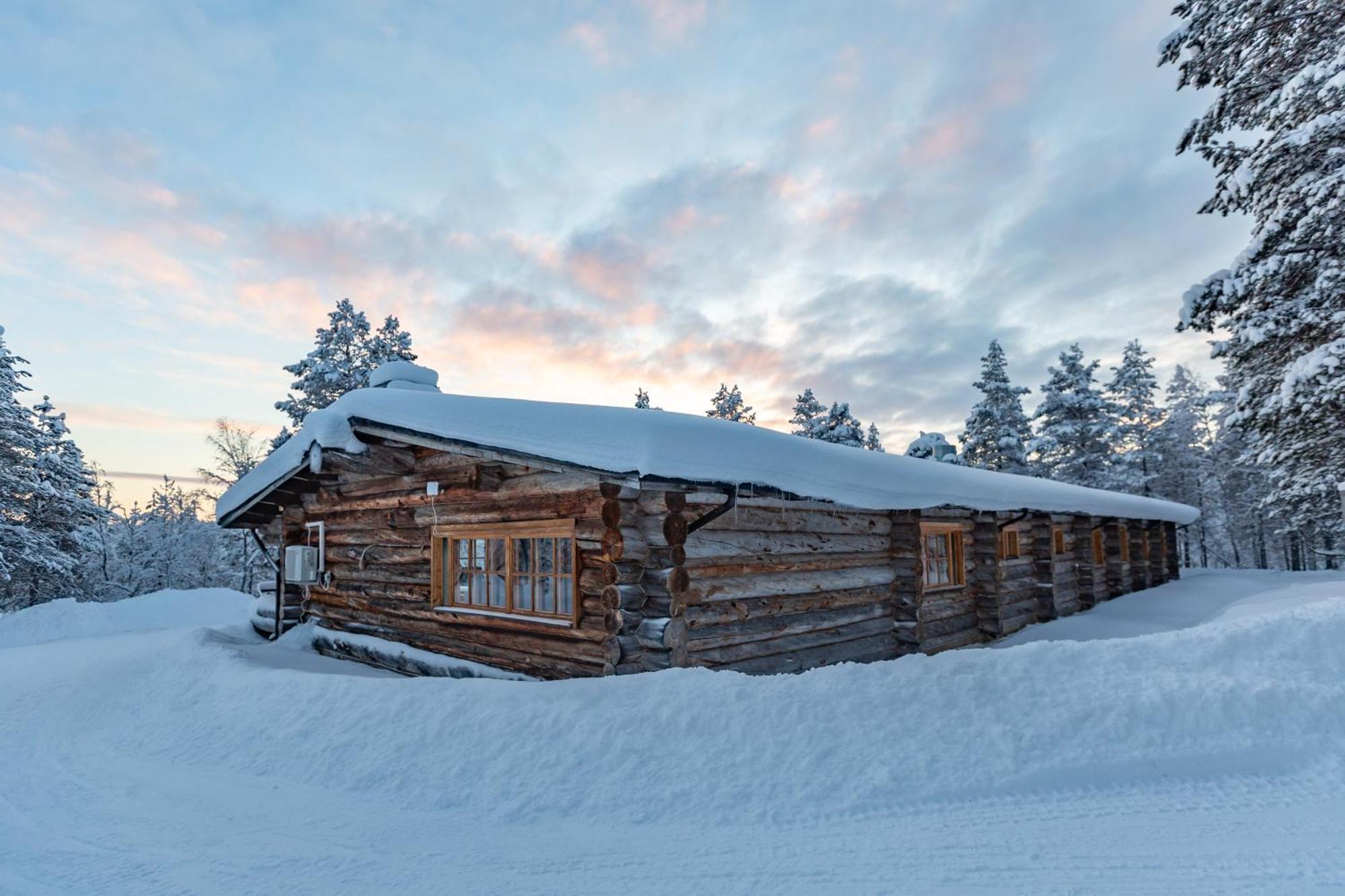 Kuukkeli Log Houses Aurora Resort Saariselka Exterior foto