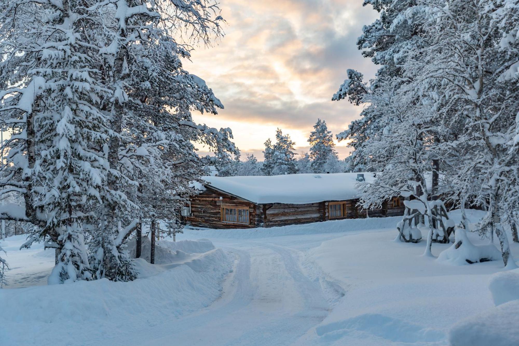 Kuukkeli Log Houses Aurora Resort Saariselka Exterior foto