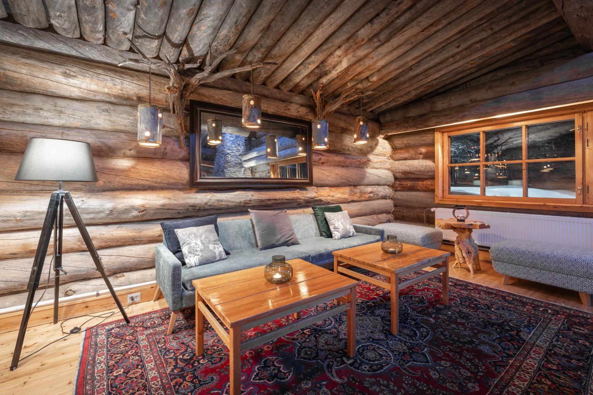 Kuukkeli Log Houses Aurora Resort Saariselka Exterior foto