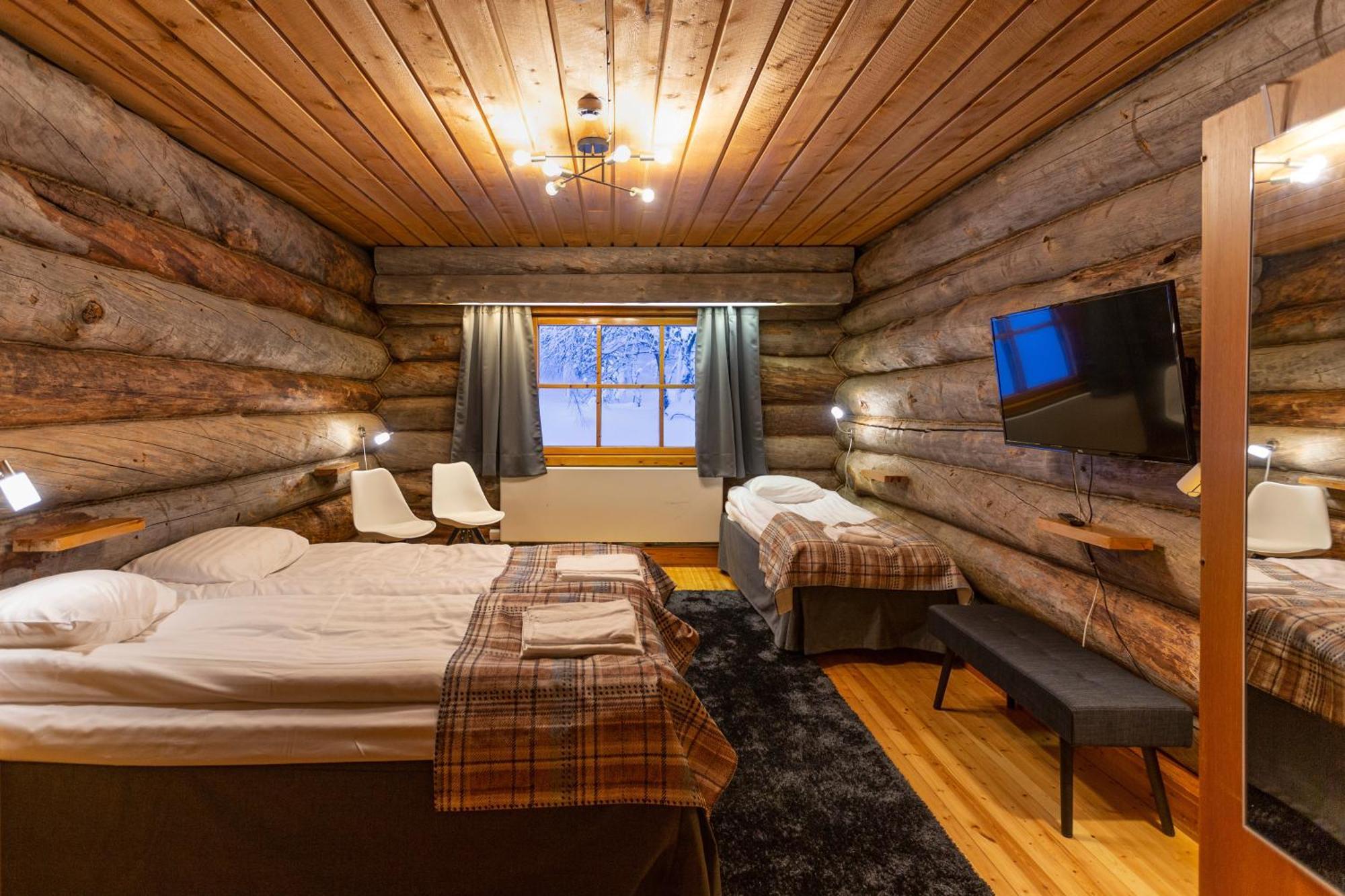 Kuukkeli Log Houses Aurora Resort Saariselka Exterior foto